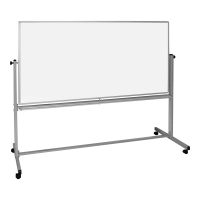Luxor MBMB7248WW Mobile Magnetic Whiteboard DOUBLE SIDED with Aluminum Frame 72"X48"