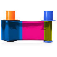 Fargo ECO 045715 DTC5500LMX YMCKK Full Color Two Resin Black Panels