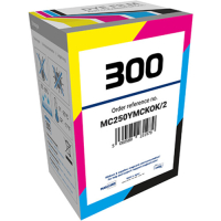 Magicard MC250YMCKOK Magicard 250-Shot Color Film Black on Reverse for 300 Series Printers Original