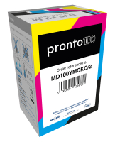 (CLONE) Magicard MD100YMCKO/2 Dye Film Ribbon for Pronto100 ID Card Printer