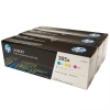 HP tripack CE411A CE412A CE413A Cf370AM  Toner Cartridge OEM