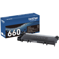 Brother TN-660 TN660 Black Toner Cartridge OEM