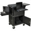 Luxor WTPSCE Black Steel / Plastic 3-Shelf Ultimat...
